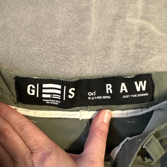G-Star Raw Cargo 3D Pants Size 30 Button Pocket Army Green Gorp Gorpcore Utility - Picture 5 of 8